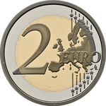 ИТАЛИЯ, 2025, 2 ЕВРО [PROOF] [БИМЕТАЛЛ]