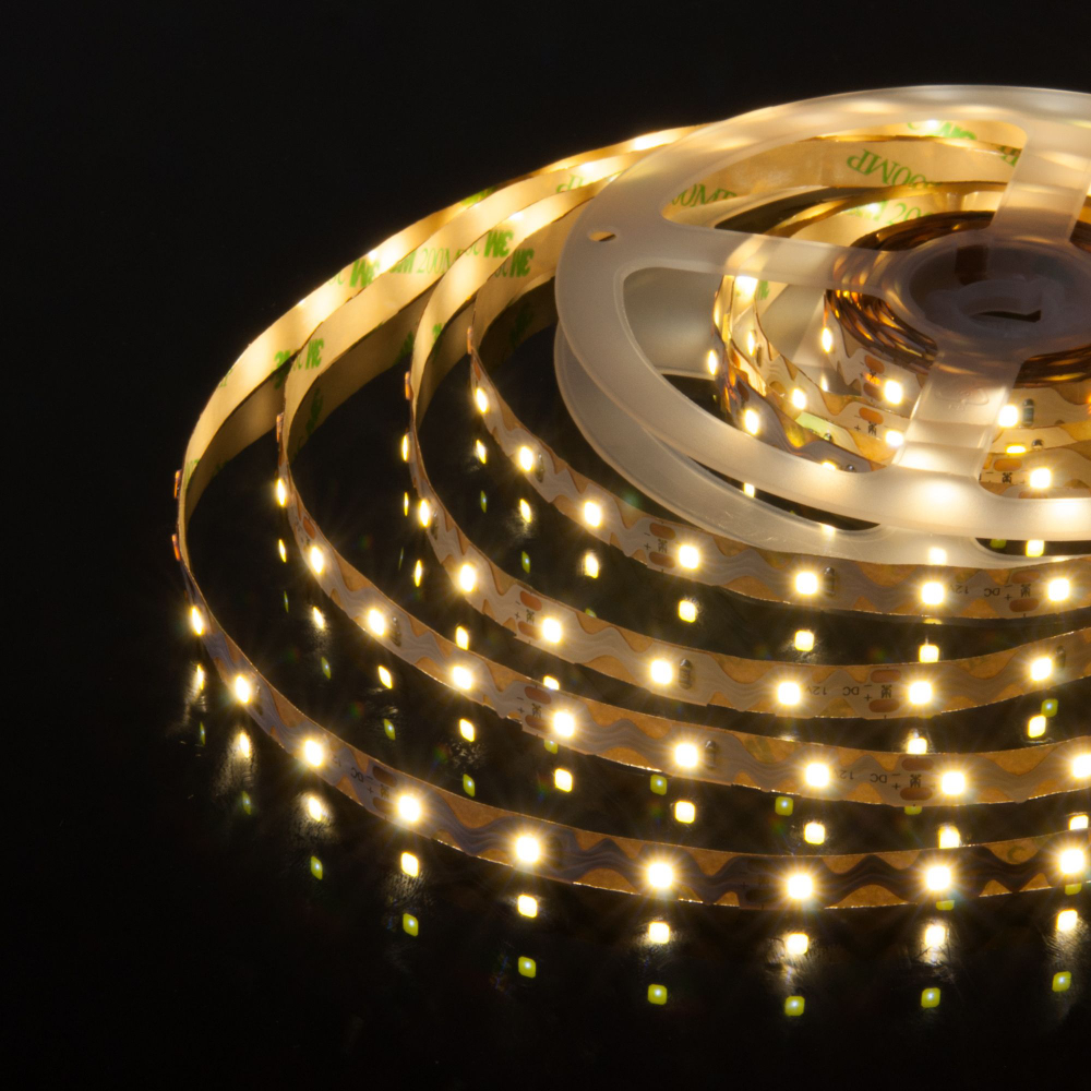 Светодиодная гибкая лента 12 В 6 Вт/м 60 Led/м 2835 IP20, дневной белый 4200K, 5 м Лента светодиодная гибкая 12V 6W 60Led 2835 IP20 дневной белый, 5м