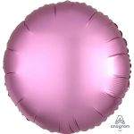 Круг Сатин Розовый An 18"