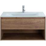 Тумба под раковину BelBagno Kraft 100 KRAFT-1000-1C-SO-RT подвесная Rovere Tabacco