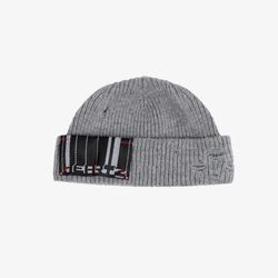 Шапка Nosebleed Two Distressed Beanie серая