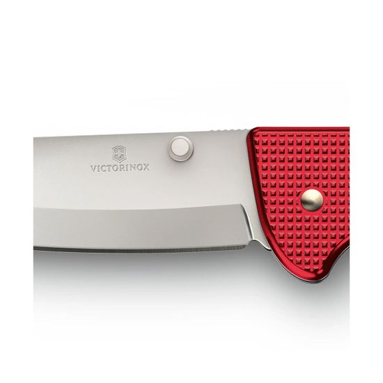Нож Victorinox 0.9411.D20 Evoke Alox Red с клинком из стали 1.4116, рукоять Оксидированный алюминиевый сплав Alox (Aluminium Oxide)