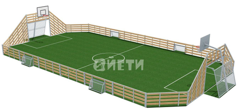 Ограждение спортивной площадки ЭКО 391003 для игры в уличный футбол