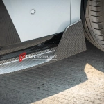 Карбоновый диффузор заднего бампера со стоп-сигналом для BMW X4 G02 Рестайлинг 2022+ БМВ