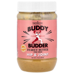 Bark Bistro, Buddy Budder, добавка для бедер и суставов, арахисовая паста для собак, клюква, 480 г (17 унций)