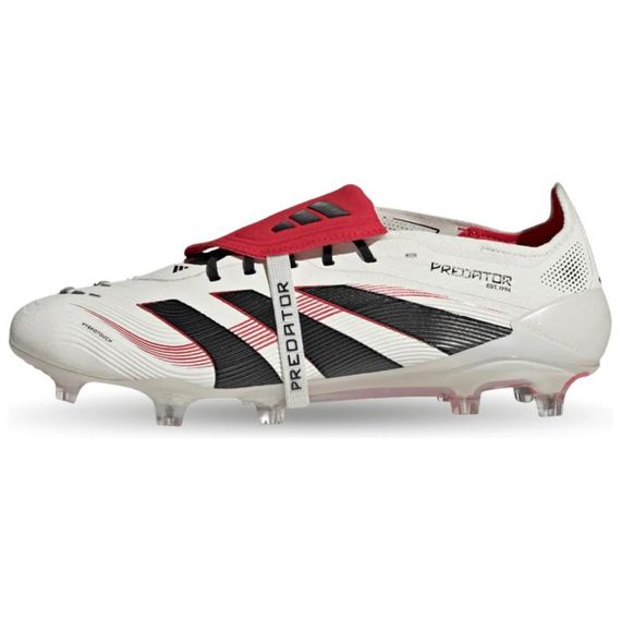 Элитные бутсы Adidas PREDATOR Низкие Белые Черные кроссовки Унисекс