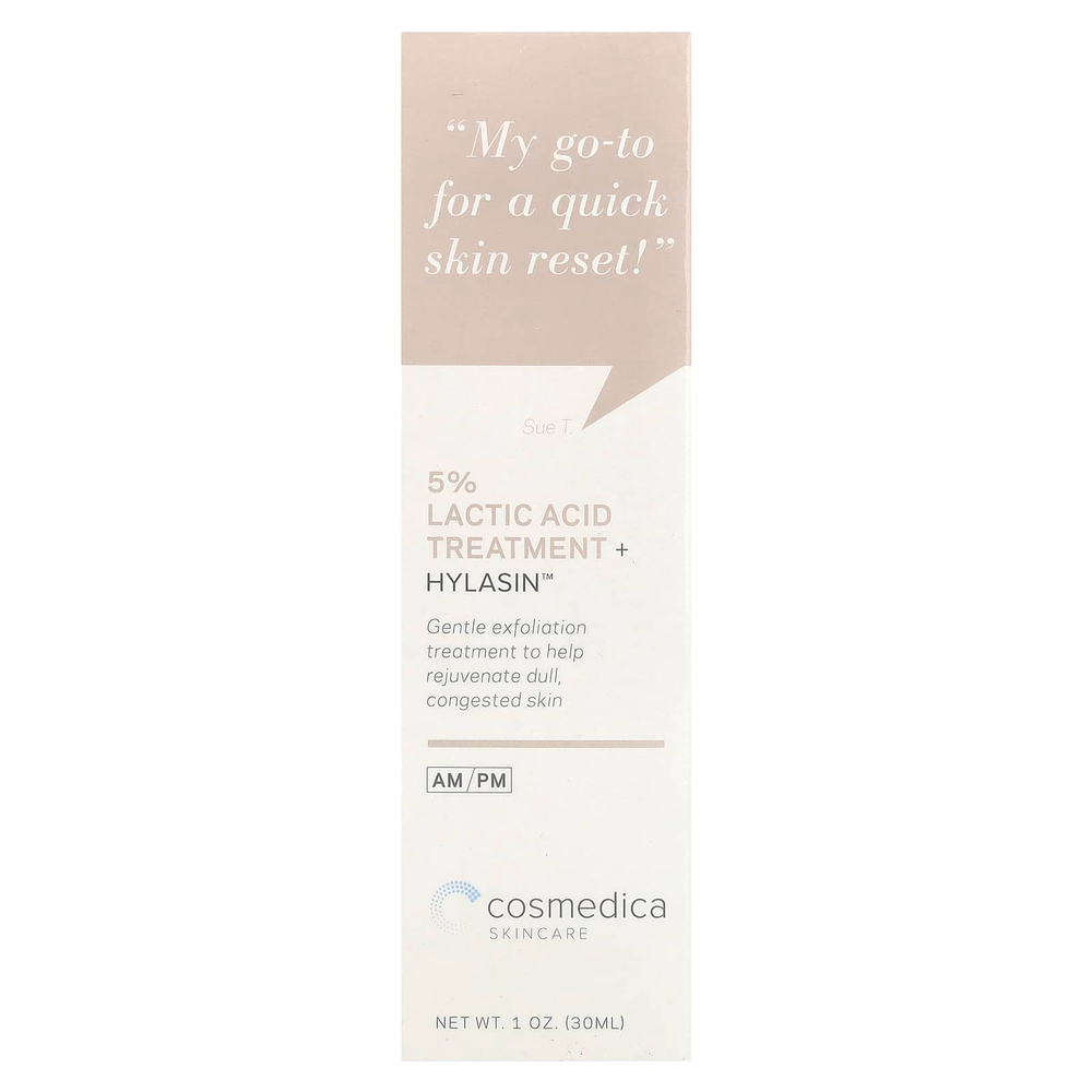 Cosmedica Skincare, 5% молочная кислота, гилазин, 30 мл (1 унция)