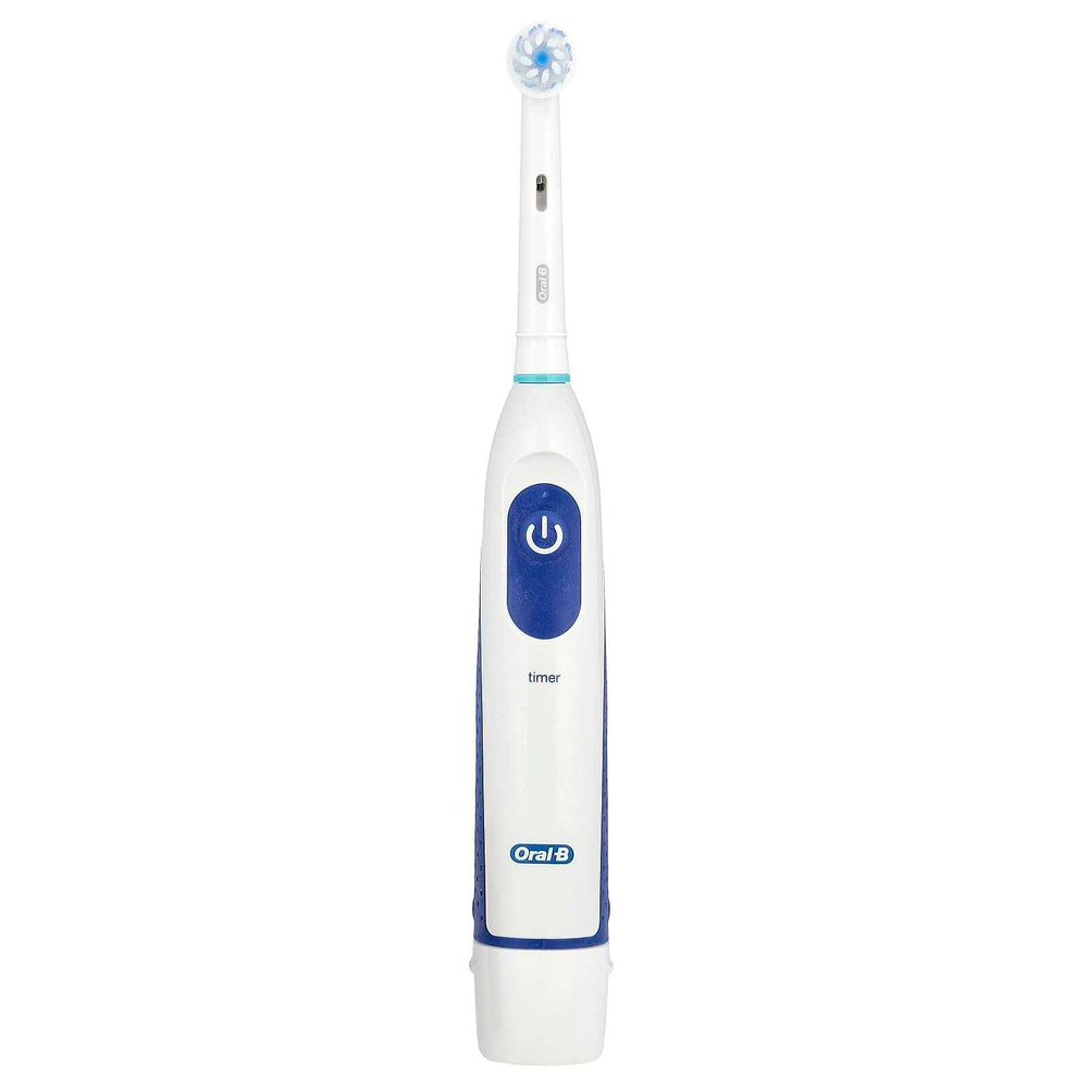 Oral-B, Pro 100, мощная зубная щетка, для ухода за деснами, 1 шт., 2 батарейки