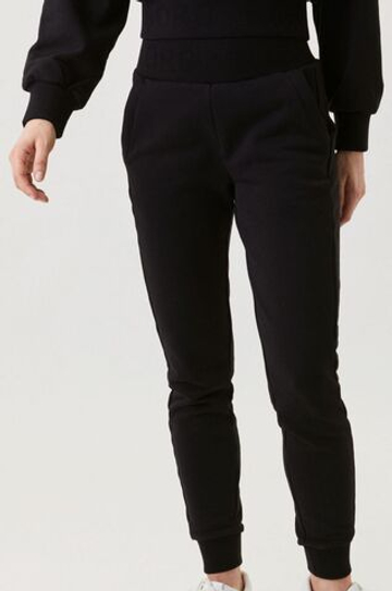 Женские теннисные брюки Björn Borg Sthlm High Waist Sweat Pants - черный