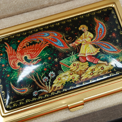 Визитница "Иван-царевич и Жар-птица" (роспись Палех)