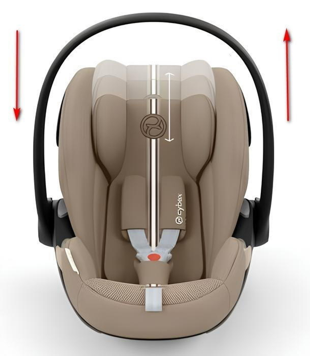 Коляска Cybex Balios S Lux TPE complete Cloud G Almond Beige Plus Base G 4 в 1 Stormy Blue с дождевиками