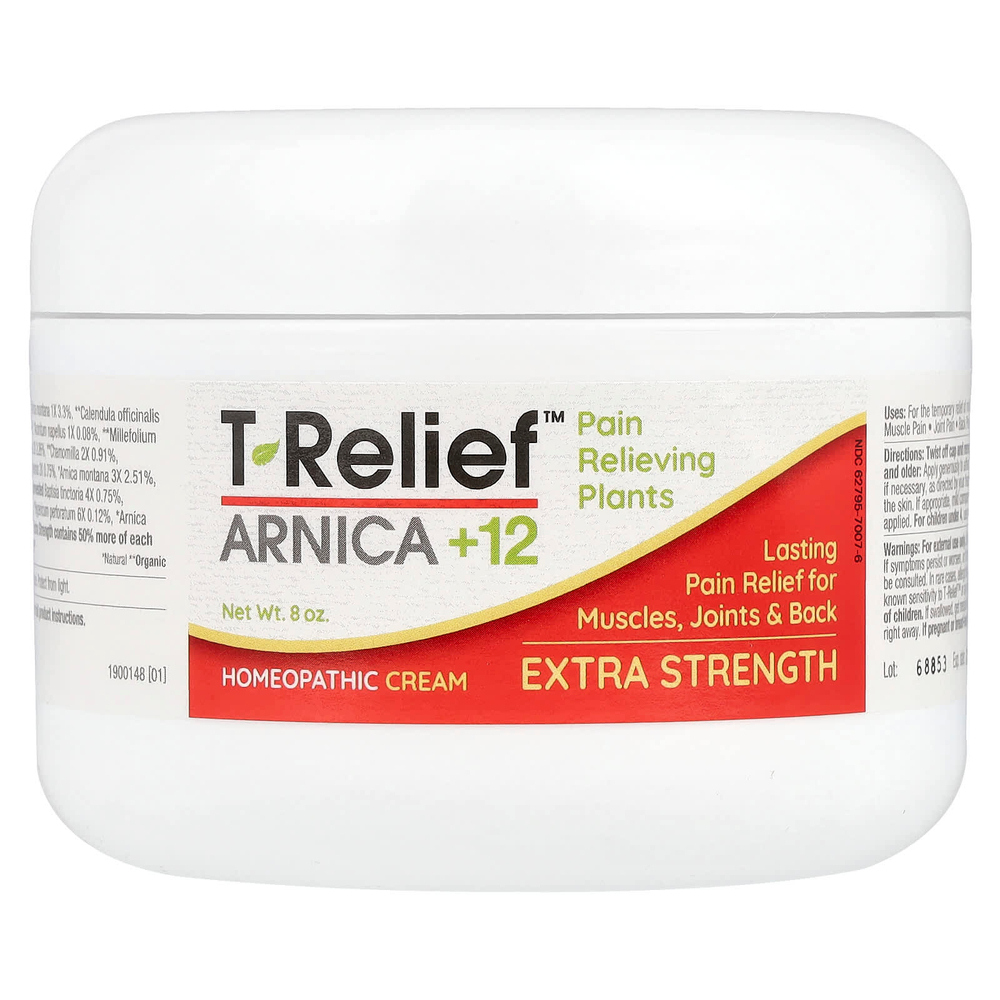 MediNatura, T-Relief™, крем с арникой +12, 240 мл (8 унций)