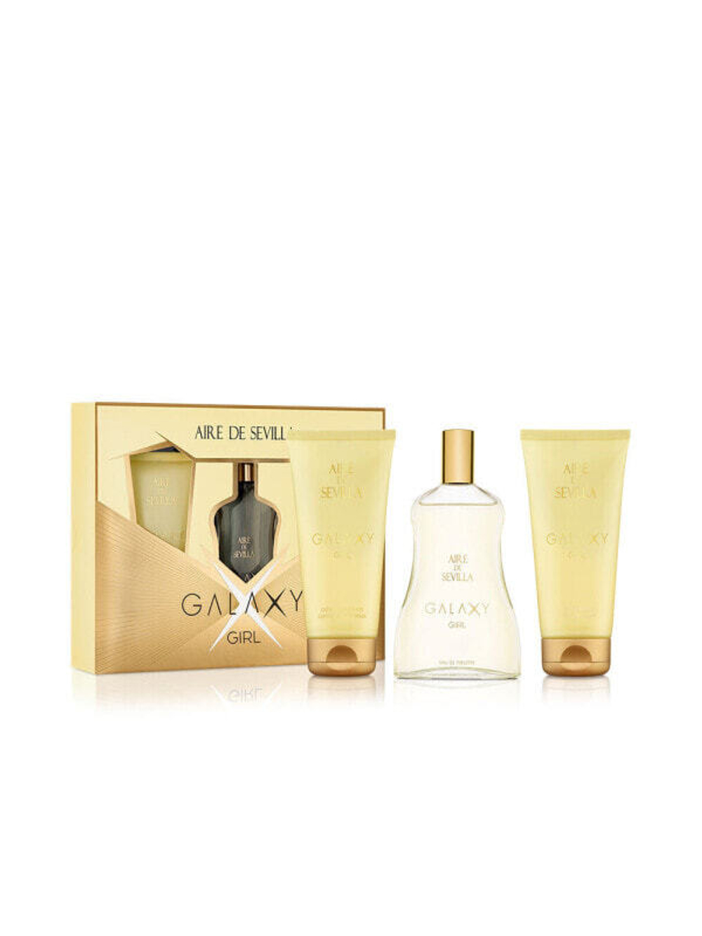 Парфюмерный набор Instituto Espanol Aire de Sevilla Galaxy Girl 3 шт. (Eau de Toilette + душевая гель + увлажняющая крема)