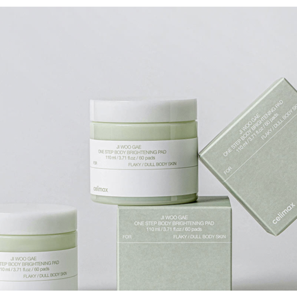 Осветляющие пэды для тела Celimax Ji Woo Gae One Step Body Brightening Pad, 60 штук