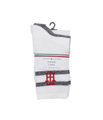 Носки 2 пары RIB MONOGRAM Tommy Hilfiger - графитовый(701225399)