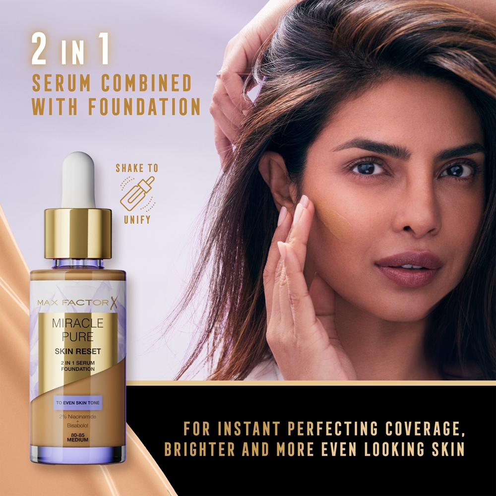 Max Factor Miracle Pure Skin Reset - Подкладка для ухода оттенок 80-85 Medium, 30 ml