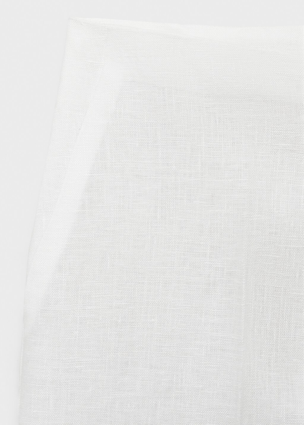 Прямые шорты изо льна со средней посадкой