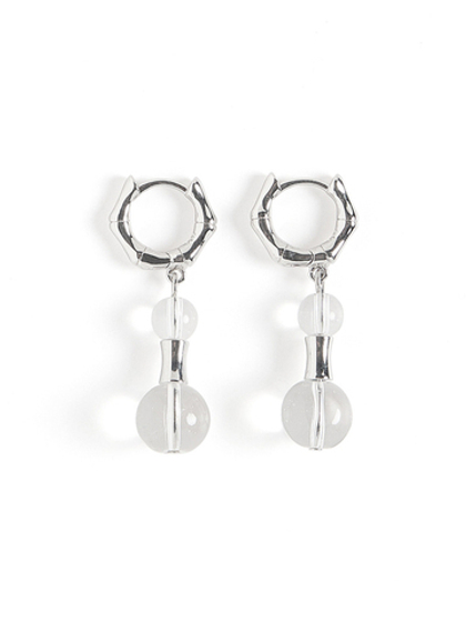 Серьги с горным хрусталем