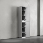 Шкаф-пенал напольный Sancos Libra Floor, белый глянец 350х300х1870 мм