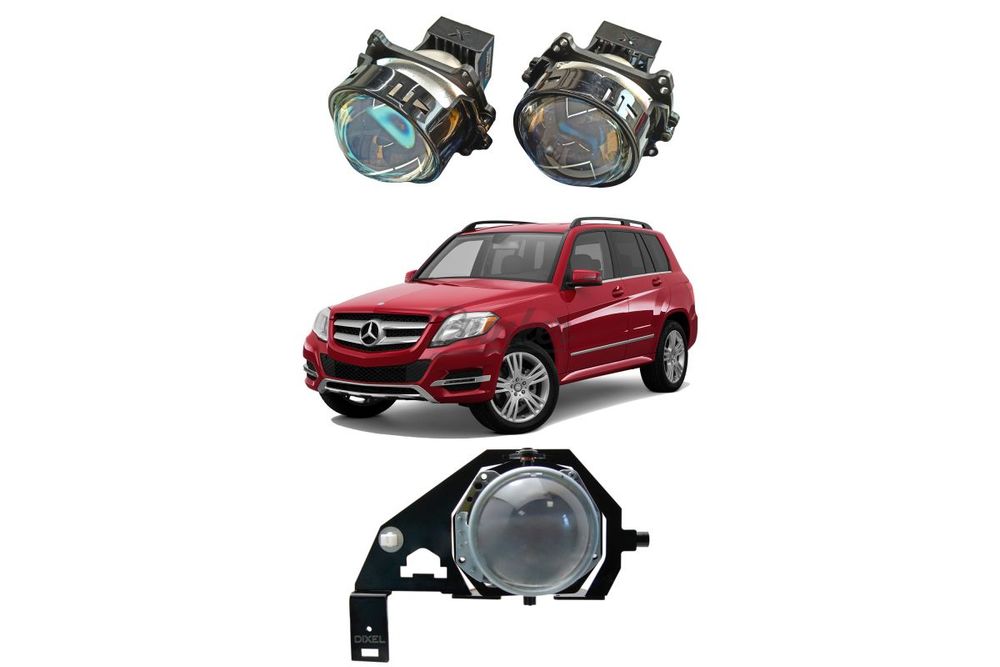 Комплект для замены штатных линз ZKW с AFS Mercedes-Benz GLK X204 Рестайлинг 2012-2015