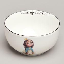 НАБОР ПОСУДЫ LEFARD ПРИНЦЕССА, 3 ПР.: САЛАТНИК 470МЛ, ТАРЕЛКА 20СМ, КРУЖКА 220МЛ