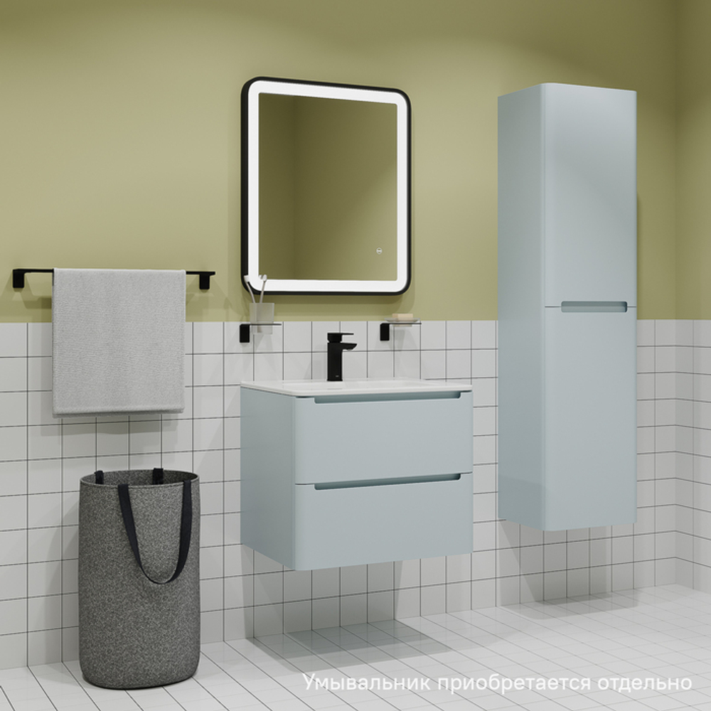 Тумба подвесная IDDIS Edifice, 60 см, голубой, EDI60B0i95