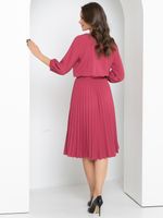 Платье Стильное гофре (пыльная роза) Diolche