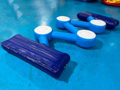 Надувной наземный аквапарк «Поймай осьминога», 31*15*8 м