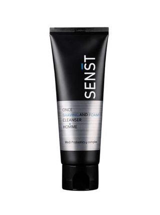 Medi Flower Foam Cleanser Homme & Senst Once Shaving Пена мужская для бритья и умывания, 120 мл