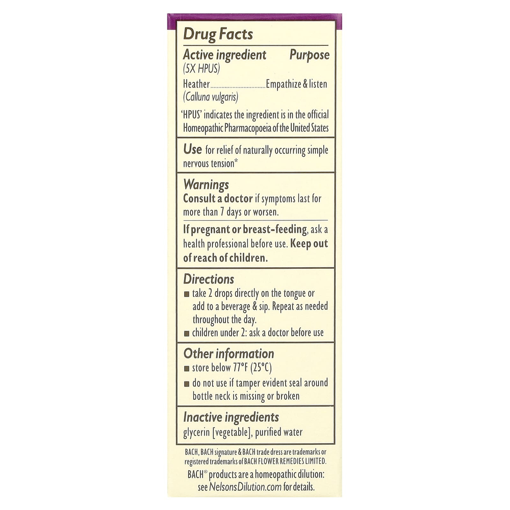 Bach, Original Flower Remedies, ароматизированный цветник, 10 мл (0,35 жидк. унции)