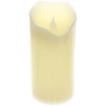 Сувенир с подсветкой «Свеча восковая - Ангел» 7,5*15 см - облита воском (работает от батареек 3 ААА)