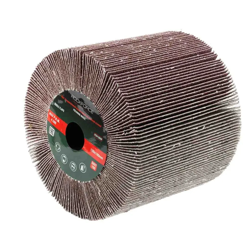 Насадка шлифовальная 120х100мм(Grit 100) RockForce##Rock FORCE RF-FD4100W