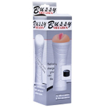 Мастурбатор вагина в тубе Buzzy (Цвет: черный с телесным)