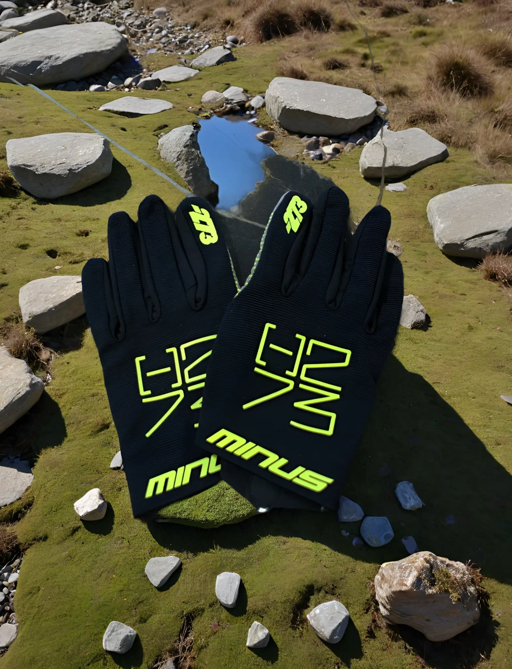 Перчатки для симрейсинга -273 SIM Glove черный-жёлтый