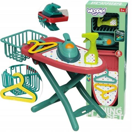 Сюжетно-ролевые игрушки Woopie - Игровой детский гладильный набор с аксессуарами - Вупи 5904326946835