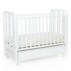 Детская кроватка Bebizaro Heirloom White с универсальным маятником