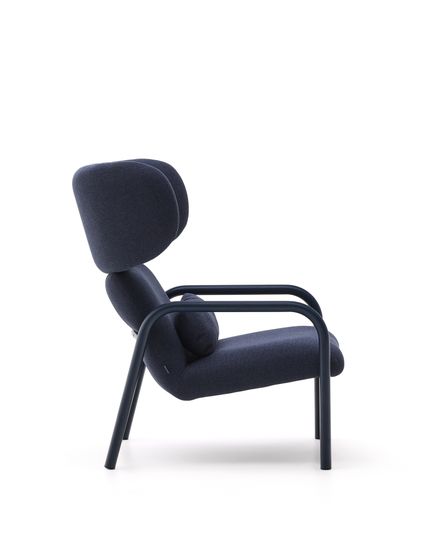 Кресло Inari синее из стали и полиэстра Испания