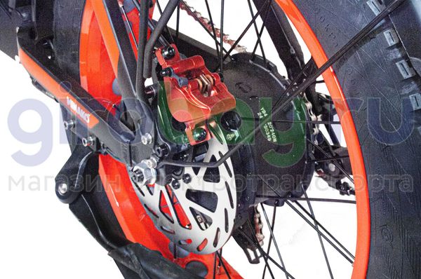 Электровелосипед Minako F10 Pro 2025 года (48V/20Ah) - Красный обод