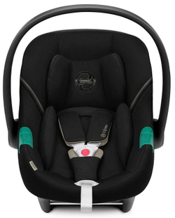 Коляска Cybex Balios S Lux TPE complete Aton S2 Moon Black 3 в 1 Stormy Blue с дождевиками