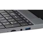 Ноутбук IRU Tactio 15PHR Ryzen 5 7430U 8Gb SSD256Gb AMD Radeon Graphics 15.6" IPS FHD (1920x1080) Windows 11 Pro 64 black WiFi BT Cam 4000mAh (2150145)