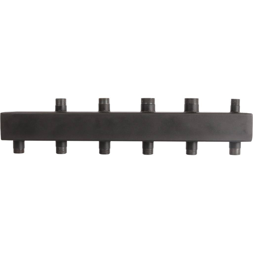 ROMMER Стальной распределительный коллектор на 4 отопительных контура 1 1/4"x1"