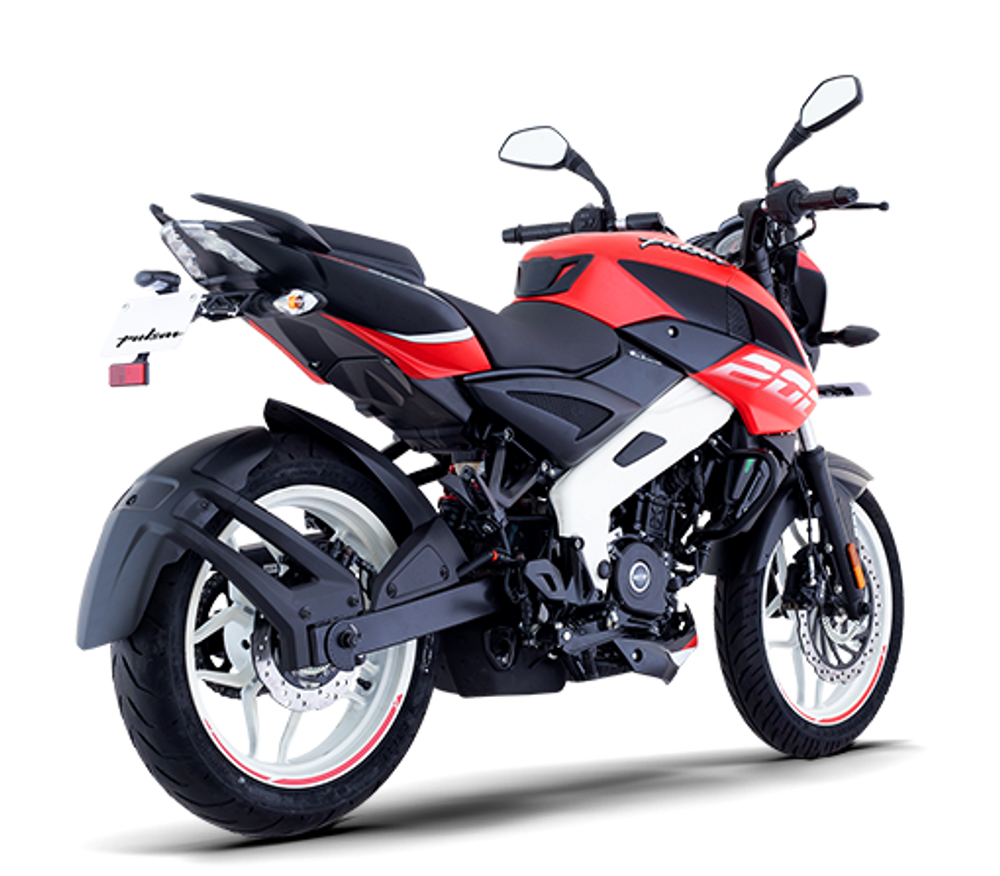 Мотоцикл Bajaj Pulsar NS200 красный