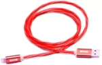 Кабель USB/Lightning светящийся Full Power red