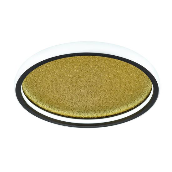 7736/60L MITRA LED SN 604 Светильник металл/акрил/белый/золотой/черный LED 60Вт 3000-6500К D450 IP20 пульт ДУ SHIMMERS