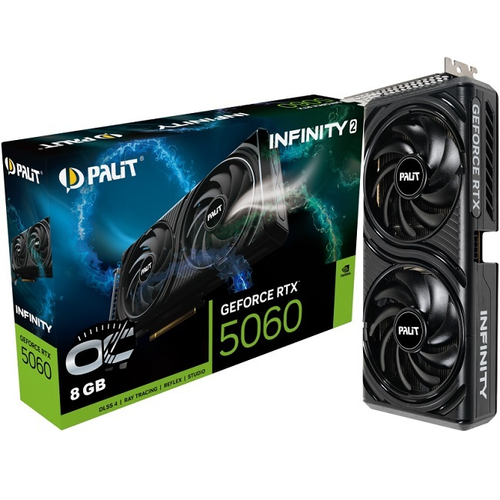 Видеокарта Palit GeForce RTX 5060 INFINITY 2 OC 8GB (NE75060V19P1-GB2063L)