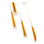 SLE200103-05 Светильник подвесной Золотистый/Золотистый, Белый LED 5*7W 3000K ORPELO