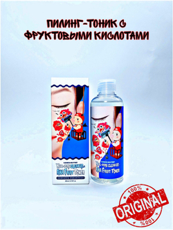Тоник-пилинг с фруктовыми кислотами Elizavecca Hell-Pore Clean Up Aha Fruit Toner