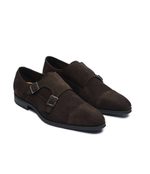 Кожаные монки theon BOSS BLACK - коричневый(50523052)