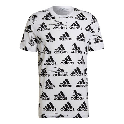 Мужское теннисное поло adidas Big Logo T-Shirt Men - White, Black