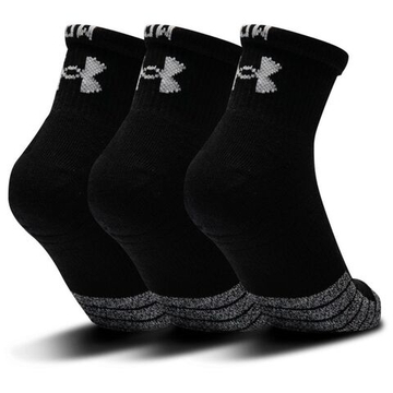 Теннисные носки Under Armour HeatGear Quarter 3P - черный